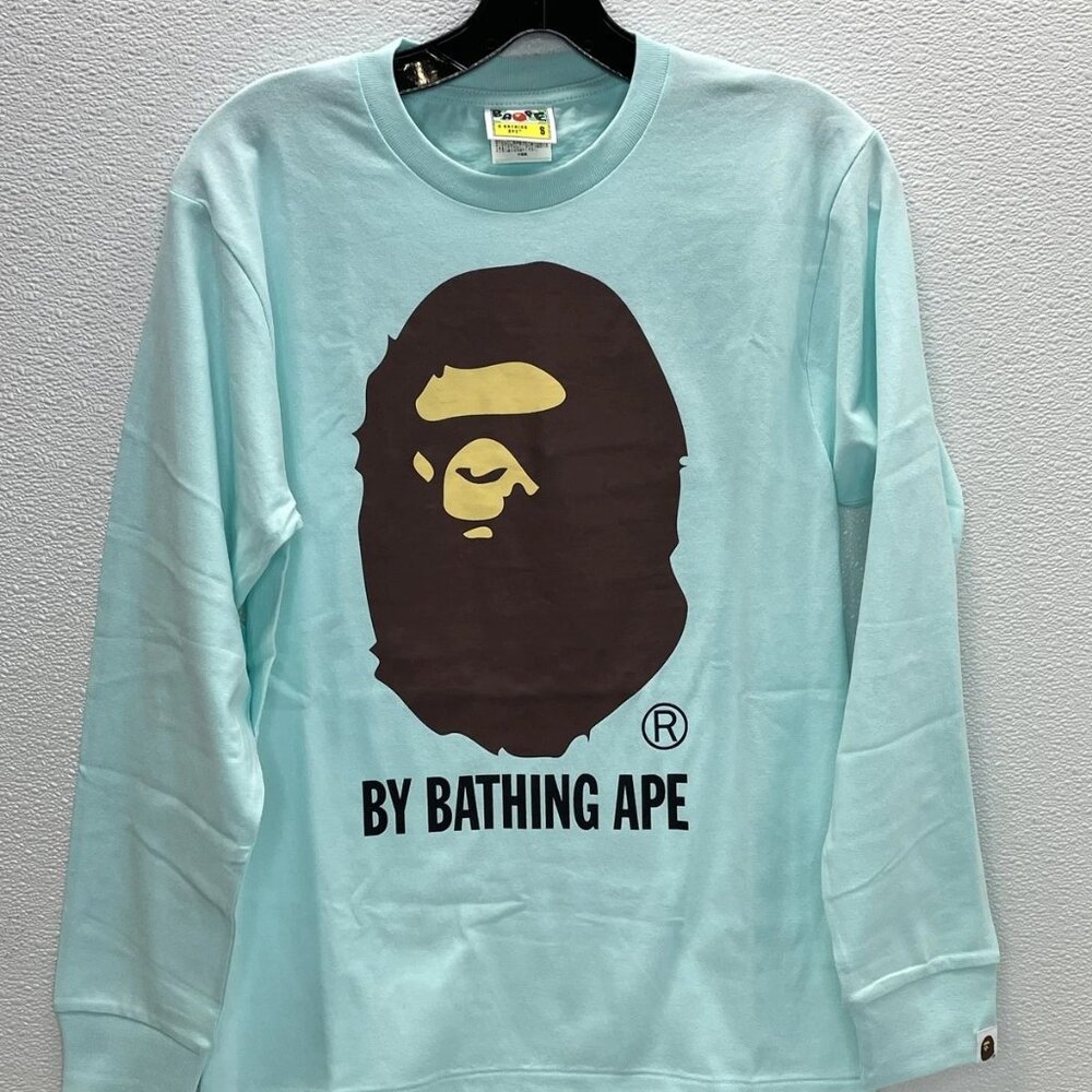 A Bathing Ape (BAPE) Long Sleeve Logo T-Shirt – Size S (NWOT)